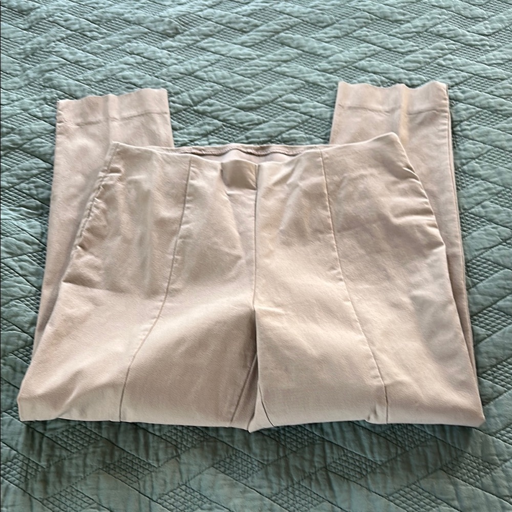 Chico's So Slimming Cream Ankle Pants
